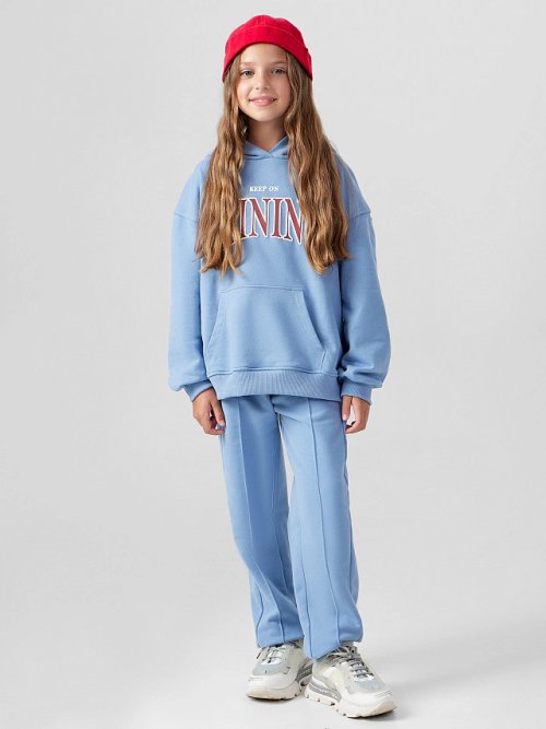 Брюки для девочек голубые, фото 5 из 8