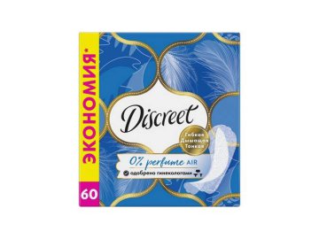 Прокладки ежедневные DISCREET Air Multiform Trio, 60 шт