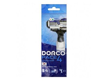 Станок для бритья Dorco Pace 4 одноразовый, мужской, 1 шт