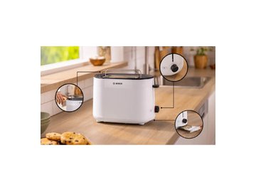 Тостер Bosch TAT2M121 в магазинах 