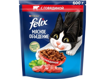 Корм "FELIX" (мясн. объед./говяд.) 600г в Дзержинске Евроопт