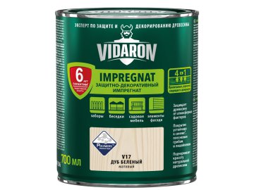 Импрегнат Vidaron беленый дуб V17 0,7л
