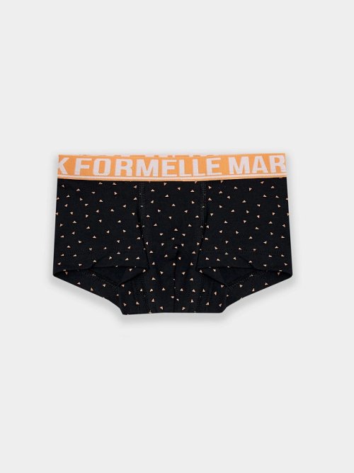 Трусы для мальчиков черные с принтом, фото 1 из 9