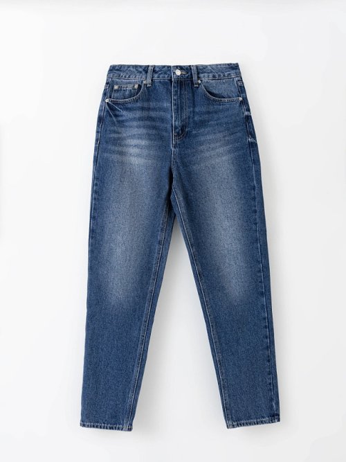 Джинсы Mom fit женские синие, фото 5 из 8