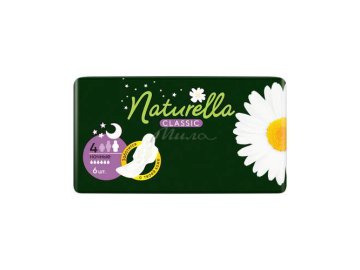 Прокладки гигиенические NATURELLA Classic camomile night single ароматизированные, 6 шт
