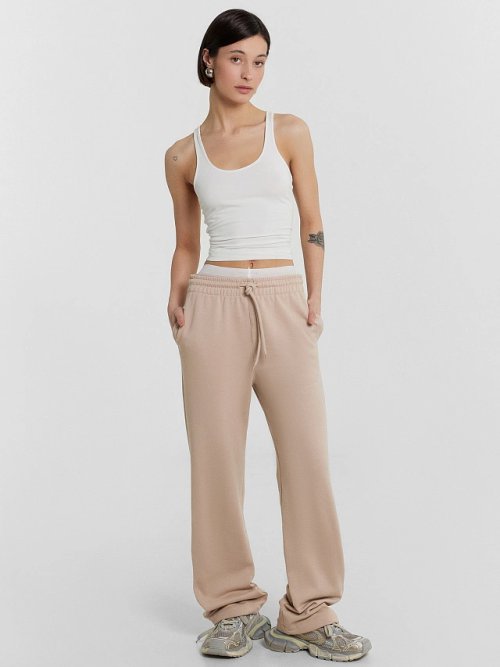 Брюки женские бежевые, фото 1 из 5