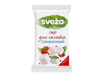 Санта акции и скидки Кобрин - Сыр творожный Sveza сливочный 50% 200 г
