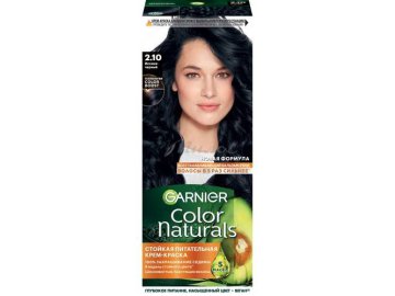 Крем-краска для волос GARNIER Color Naturals, тон 2.10 Иссиня-черный
