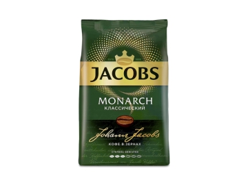 Кофе JACOBS Монарх Классический в зернах нат жар 800г