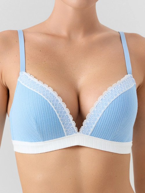 Бюстгальтер женский голубой, фото 1 из 19