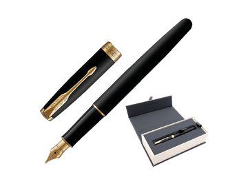 Ручка перьевая "Sonnet Core Matt Black GT" PARKER 142357 / 1931516