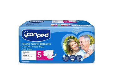 Подгузники для взрослых Canped 30шт размер S (50-90 см)