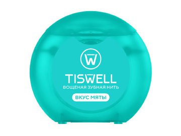 Зубная нить Tiswell с мятным вкусом (50м)