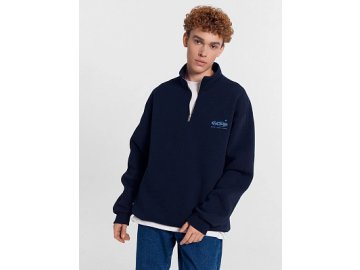 Толстовка мужская синяя с принтом "Hope Create Dream Inspire"