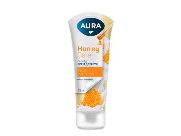 Крем для рук AURA Beauty Питательный с медом и D-пантенолом, 75 мл
