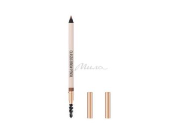 Мила акции Свислочь - Карандаш для бровей STELLARY Classic Brow Pencil с щеточкой, тон 01