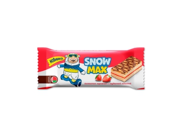 Пирожное SNOW MAX бисквитн с клубничн нач декор 30 г