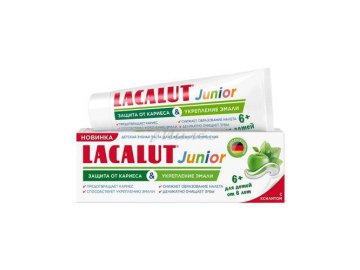 Паста зубная детская LACALUT Junior 6+ защита от кариеса и укрепление эмали, 65г