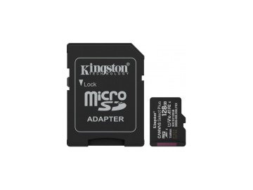 Карта памяти kingston sdcs3/128gb micro sdxc canvas select plus в Молодечно Электросила