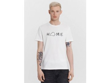 Футболка мужская белая с надписью "Home"
