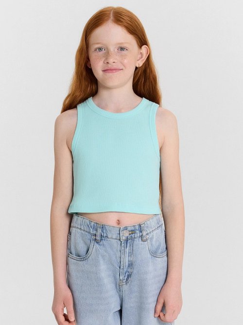 Топ для девочек голубой, фото 1 из 5