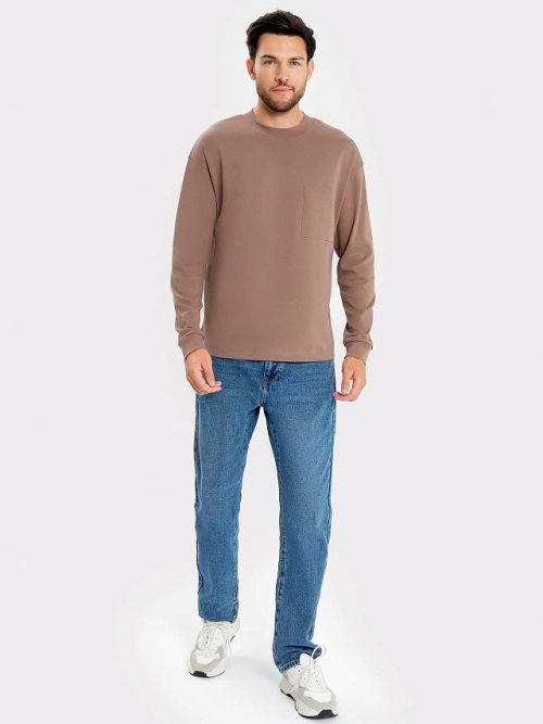 Джемпер мужской в коричневом оттенке, фото 2 из 4