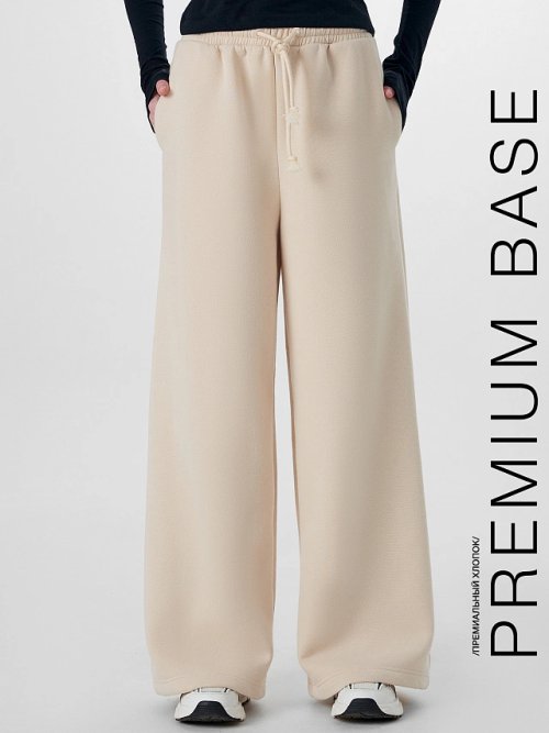 Брюки женские бежевые, фото 1 из 6