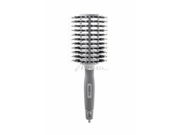 Термобрашинг KAIZER PRO Ceramic d=48 продувная, зубцы комбо нейлон/натуральные, цвет серый,