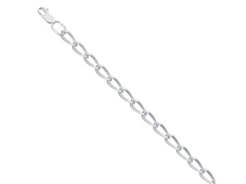 Браслет классический Красцветмет, плетение "Панцирное", серебро 925 проба 7 Карат