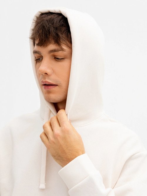 Худи мужское светло-серое, фото 4 из 5