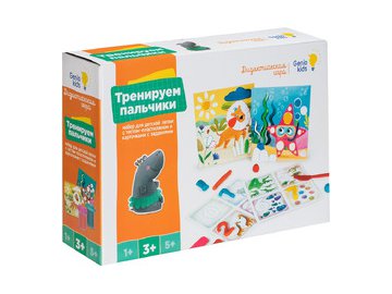 Набор для лепки Genio Kids Тесто-пластилин. Тренируем пальчики TA2020 на акции в магазинах 5 элемент