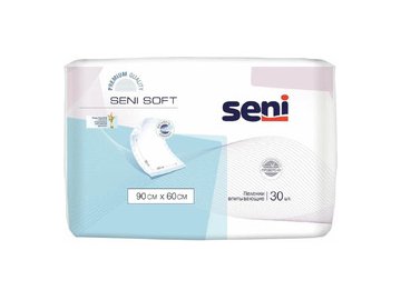 Пеленки впитывающие гигиенические одноразовые SENI SOFT (90*60) 30 шт