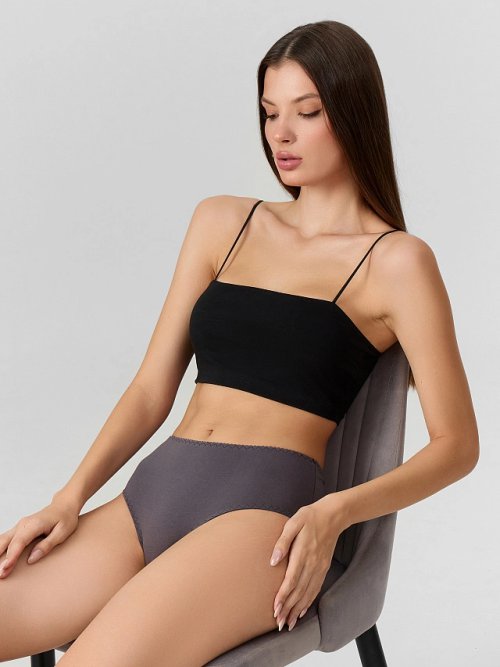 Трусы макси женские серые, фото 6 из 21