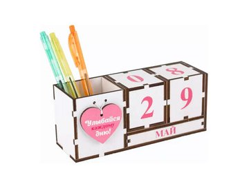 Вечный календарь WOODY Улыбайся каждому дню! 08071 в Мозыре 5 элемент