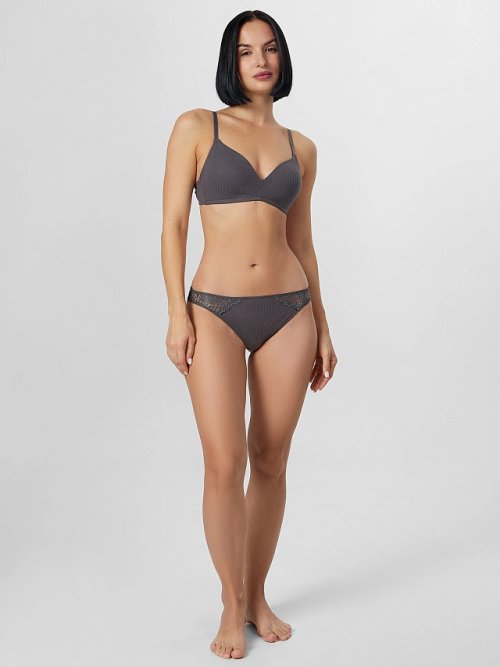 Трусы бразилиана женские серые, фото 6 из 7