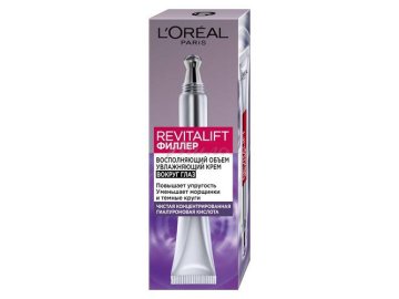 Крем для кожи вокруг глаз LOREAL Revitalift Филлер Антивозрастной уход, 15 мл