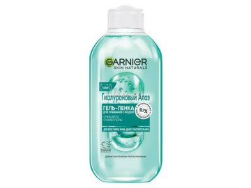Гель-пенка для умывания GARNIER Skin Naturals Гиалуроновый Алоэ, 200 мл