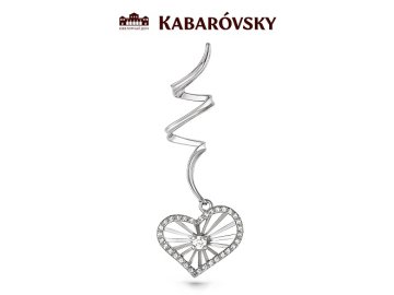 Подвеска декоративная KABAROVSKY, серебро 925 проба 7 Карат