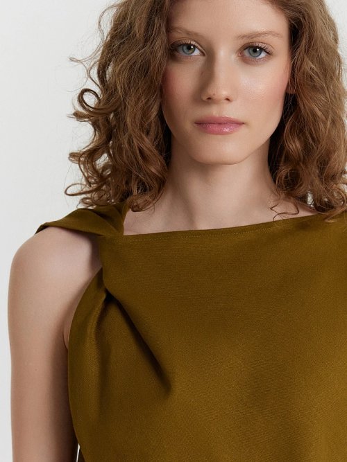 Блузка женская хаки, фото 5 из 6