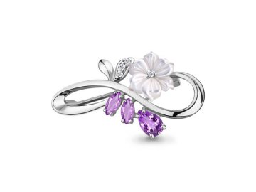 Брошь Aquamarine, серебро 925 проба в Могилеве 7 Карат