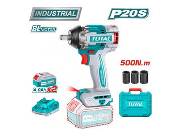 Гайковерт Total TIWLI2050 (с 2-мя АКБ, кейс)