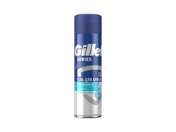 Гель для бритья GILLETTE Series Sensitive Cool для чувствительной кожи с эффектом охлаждения, 200 мл