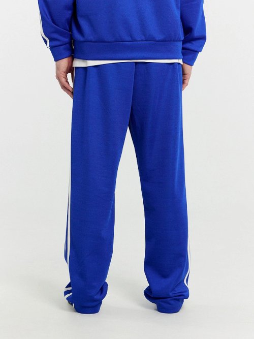 Брюки мужские синие со светло-молочными лампасами, фото 4 из 7