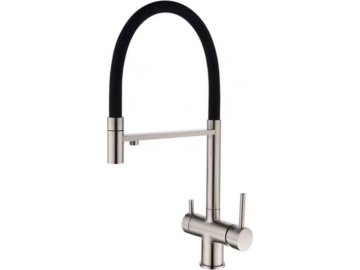 Смеситель кухни GROSS AQUA Neosteel подключение к фильтру воды 3188611SSB