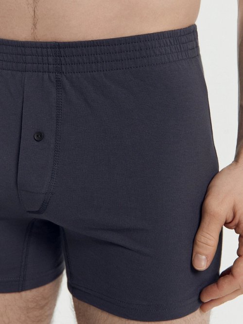 Мужские трусы-шорты графитового цвета, фото 4 из 15