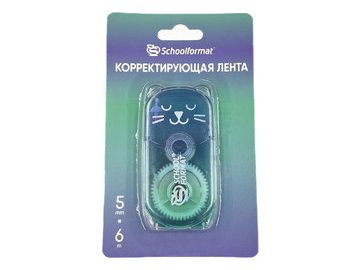 Корректирующая лента-роллер Schoolformat ГРАДИЕНТ-КОТЕНОК КРЛ-ГРКС