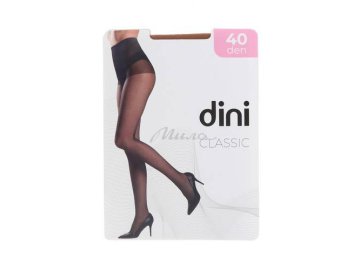 Колготки женские DINI Classic, natura, размер 4, 40 ден