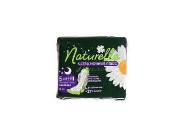 Прокладки женские NATURELLA Ultra Camomile Night Plus with wings Single ароматизированные, 6 шт