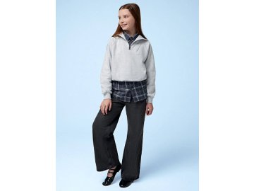 Джинсы для девочек серые