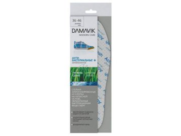 Стельки для обуви DAMAVIK Антибактериальные хлопковые